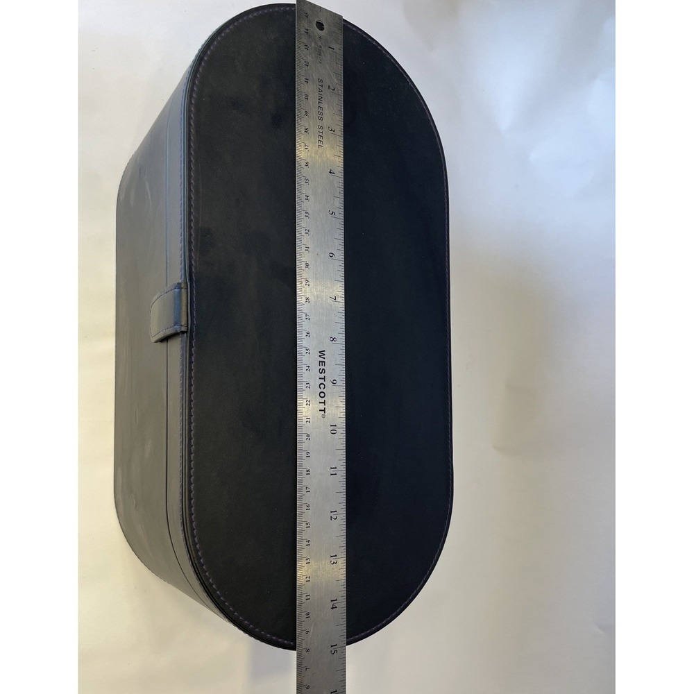 DYSON Airwrap Leather Storage CASE ONLY Black Purple Trim Excellent Condition - Picture 15 of 16